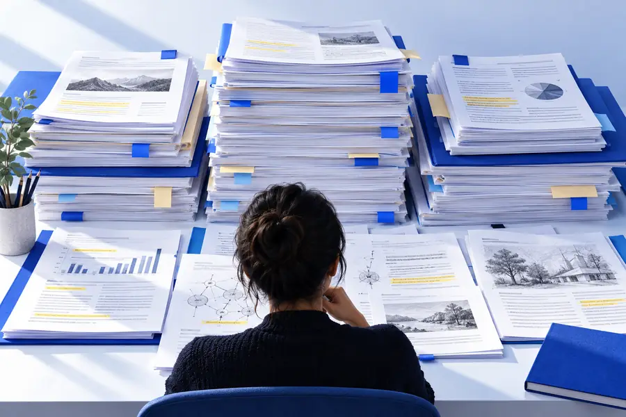 Long source material prepared for summarization